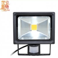 High power wholesale 10w 20w 30w 50w 100w led flood lighting 240v PIR passive Infrared sensor light energy with inductor